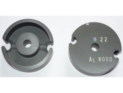 Feritové jádro - hrníček P36x23, materiál H22, Al8000 - pár