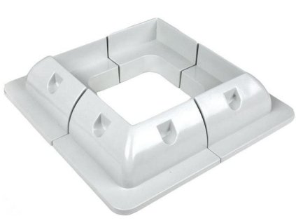 Držák pro fotovoltaický panel rohový - balení 4ks, bílý