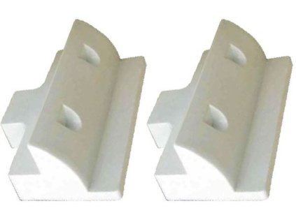 Držák pro fotovoltaický panel přímý- balení 2ks, bílý