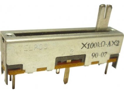 100k/N x2 TELPOD SVP-30, potenciometr tahový tandemový