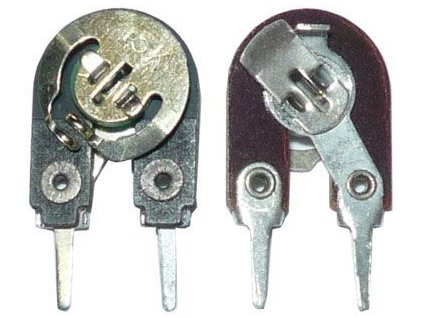 1k0 - WN79010, trimr lakosazový stojatý RM5mm 2 vývody /~TP008/