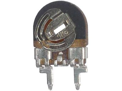 1M5 - TGL11886, trimr lakosazový stojatý RM=5mm /~TP008/ - 2 vývody