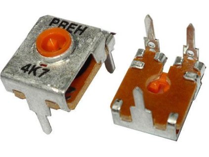 4k7 - Preh 60100, trimr ležatý, RM=10x5mm