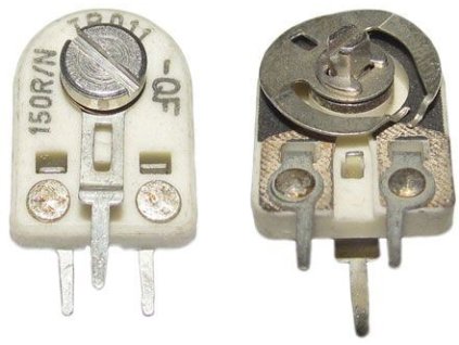 100R - TP011, trimr cermetový stojatý RM5x5mm