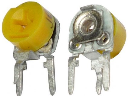 2k2 - trimr uhlíkový stojatý 6x7mm RM5x2,5mm