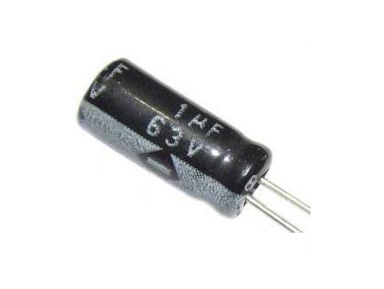 1u/63V 105°C 4x7x1,5mm, elektrolyt.kondenzátor radiální