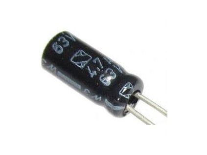 4u7/63V 5x11x2mm, FROLYT, elektrolyt. kondenzátor radiální