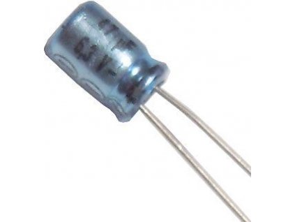 47u/6,3V 85° 5x7x2mm ISKRA, elektrolyt.kondenzátor radiální