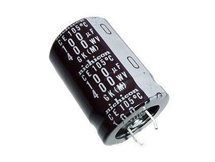 100u/400V 105° 22x32x10mm, SNAP-IN elektrolyt.kondenzátor radiální