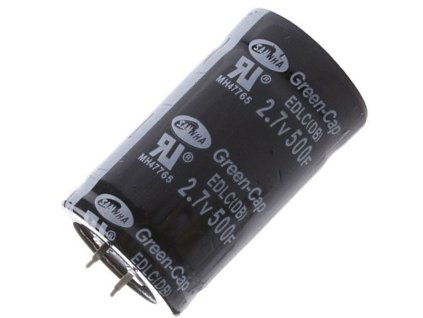 500F/2,7V, kondenzátor Super Farad, Snap-in, Samwha