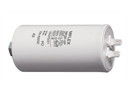 25uF/450V motorový kondenzátor MKSP-5P - fastony, 45x83mm