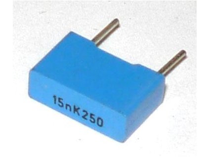 15n/250V TC354, svitkový kondenzátor radiální, RM=7,5mm