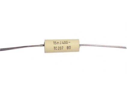 15n/400V TC207 /TC217/, svitkový kondenzátor axiální