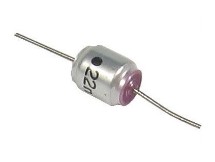 22n/160V TGL38159, svitkový kondenzátor axiální