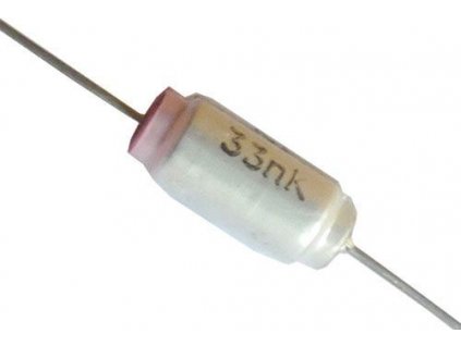 33n/160V TGL38159, svitkový kondenzátor axiální