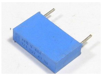 68n/400V MKT PHILIPS, svitkový kondenzátor radiální, RM=16mm