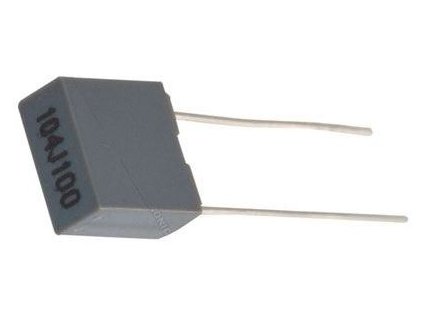 100n/100V CF2 /~TC351/ svitkový kondenzátor radiální RM5