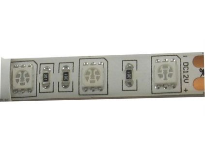 LED pásek GROW 12V 10mm plnospektrální, 60x LED5050/m, IP65, modul 5cm