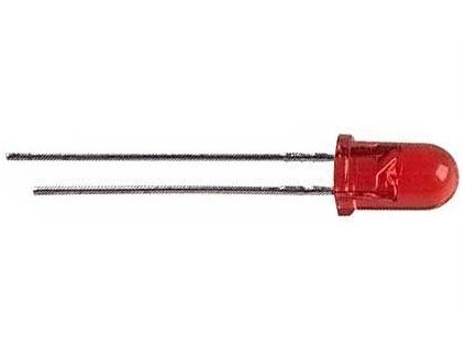 LED 5mm červená transparentní BL-B5434