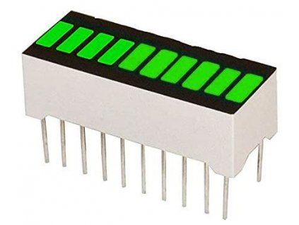 Bargraf SHB10E, 10x LED, zelený