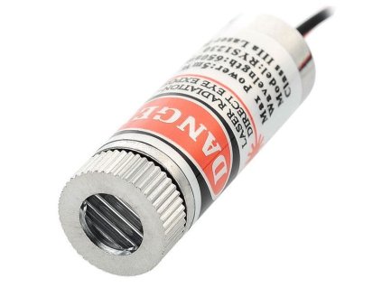 Laser s optikou 5mW 3V 650nm, červená linka