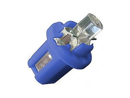 Žárovka LED B8,5D 12V/0,2W modrá
