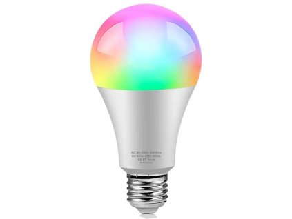 LED žárovka wifi smart TUYA RGB E27 10W, AS-Q9