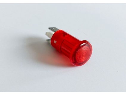 Kontrolka 230V s doutnavkou ,červená, průměr 12,5mm