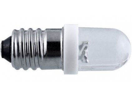Žárovka LED E10 bílá 24V / 0,4W