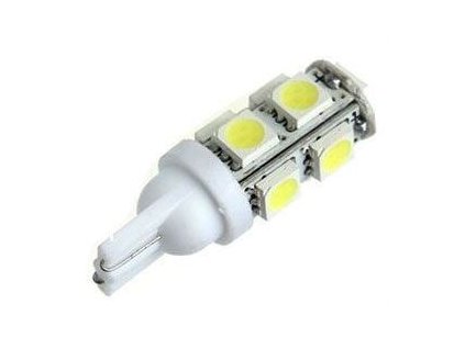 Žárovka LED T10 12V/2,3W bílá, 9xSMD5050