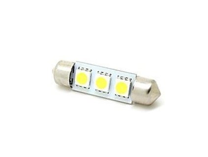 Žárovka LED SV8,5-8 sufit 36mm 12V/1W, bílá, 3xSMD5050