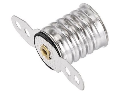 Objímka E10 kovová