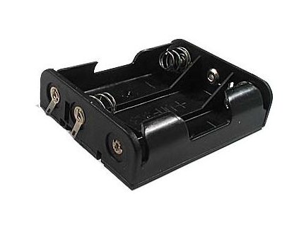 Držák baterie 3xR6/AA/UM3 s pájecími očky