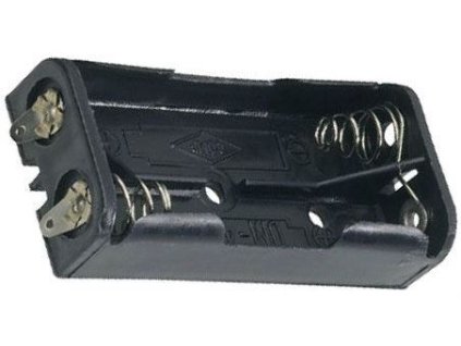 Držák baterie 2xR03/AAA s pájecími očky