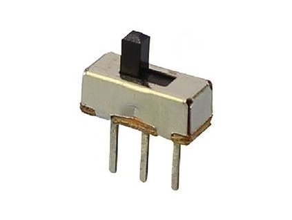 Přepínač posuvný SS-12D00, ON-ON 1pol.50V/0,5A