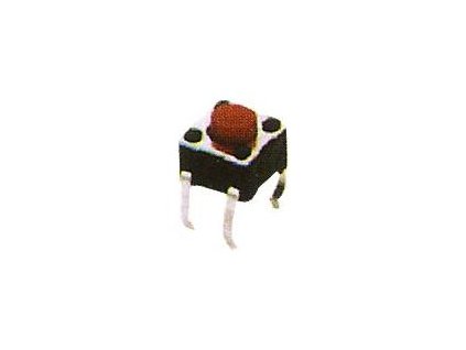 Mikrospínač KFC-045A-3,8, 4,5x4,5mm v=3,8mm