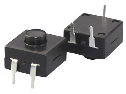 Vypínač stiskací PBS-07 ON-OFF 30V/1A, 11x11,8mm