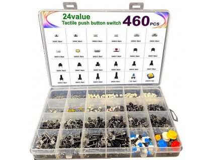 Mikrospínače SMD, sada 470ks