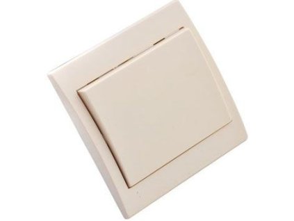 Vypínač č.1 plochý pod omítku PRAKTIK 4FN 580 00.915 slonová kost