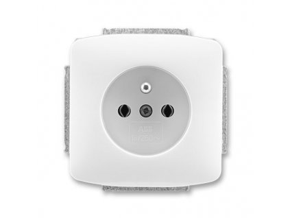 5518A-A2349 B Zásuvka jednonásobná, bílá, ABB Tango