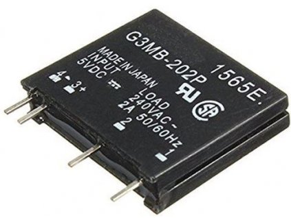 Relé bezkontaktní G3MB-202P-5VDC, zátěž 250VAC/2A