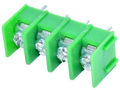 Svorkovnice do DPS 4pin KF7620-4P, rozteč pinů 7,62mm