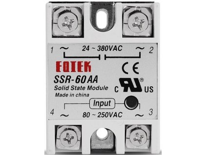 Bezkontaktní relé SSR-60AA, 24-380VAC