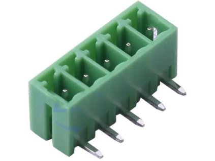 Svorkovnice násuvná 5P- část do DPS, KF2EDGR-5P, RM=3,81mm