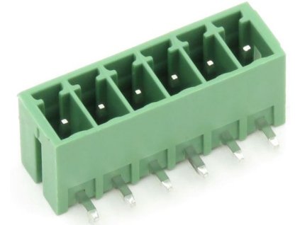 Svorkovnice násuvná 6P- část do DPS, KF2EDGR-6P, RM=3,81mm