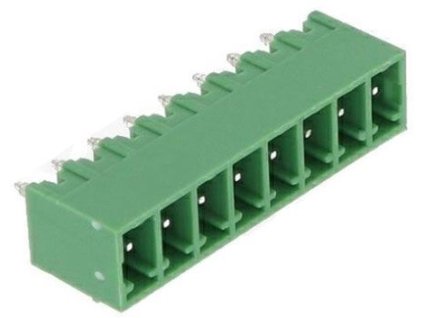 Svorkovnice násuvná 8P- část do DPS, KF2EDGV-8P, RM=3,81mm