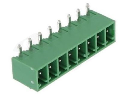 Svorkovnice násuvná 8P- část do DPS, KF2EDGR-8P, RM=3,81mm