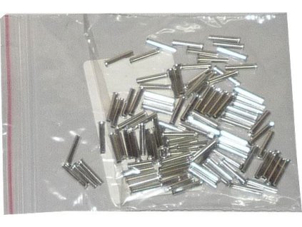 Dutinka pro kabel 1mm2 celokovová (EN1010), balení 100ks