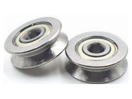 Kuličkové ložisko V623ZZ s drážkou,12x4mm na hřídel 3mm