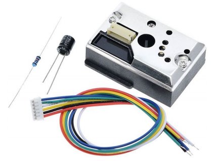 Optický senzor kvality ovzduší, modul GP2Y1014AU0F